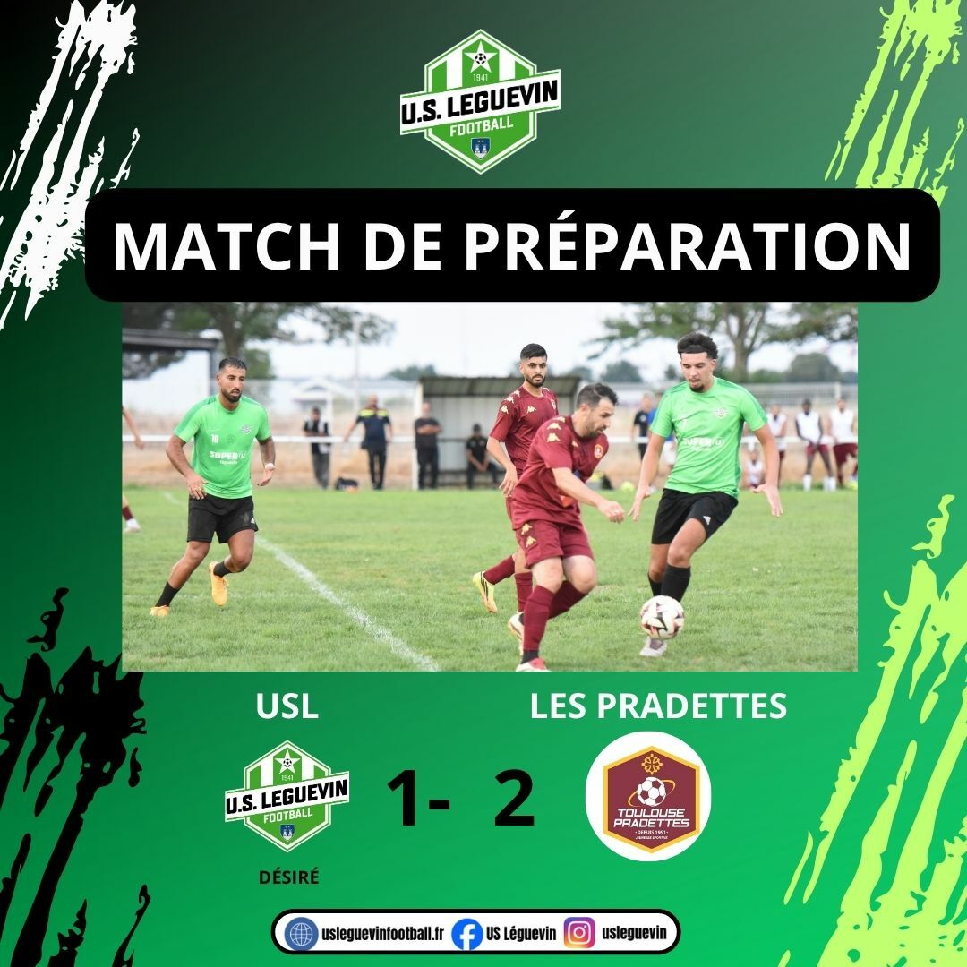 MATCH DE PRÉPARATION