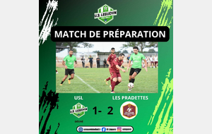 MATCH DE PRÉPARATION