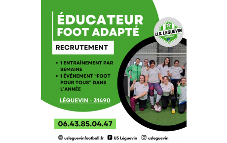 RECRUTEMENT FOOT ADAPTE