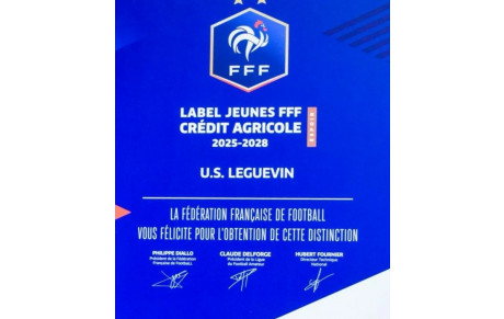 LABEL ÉCOLE DE FOOT 2025-2028