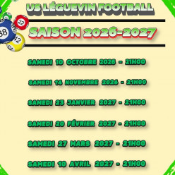 DATES LOTOS SAISON 2026-2027